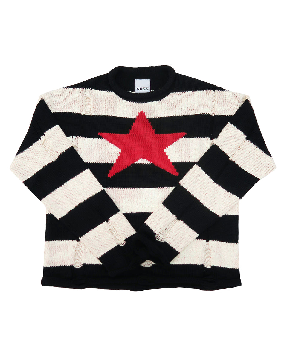 The Stripe Star Sweater – suss knits